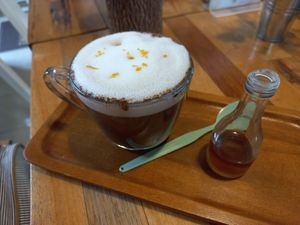 Orange Mocha #Veganuary at Pure Vegan Heaven @Freeative in Chiang Mai