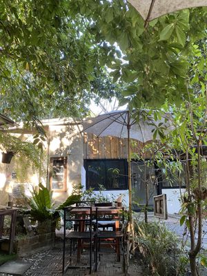 outside area  at Pure Vegan Heaven @Freeative in Chiang Mai