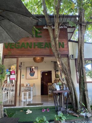 restaurant front  at Pure Vegan Heaven @Freeative in Chiang Mai