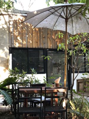 Outside  at Pure Vegan Heaven @Freeative in Chiang Mai