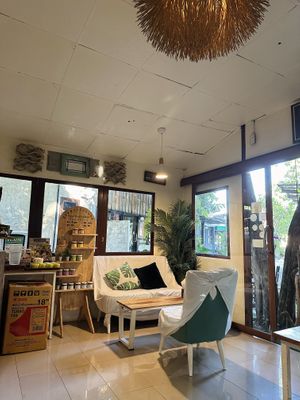 Restaurant interior  at Pure Vegan Heaven @Freeative in Chiang Mai