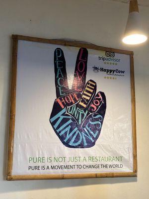 ✌️  at Pure Vegan Heaven @Freeative in Chiang Mai