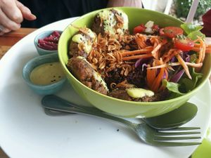 Falafel Bowl at Pure Vegan Heaven @Freeative in Chiang Mai
