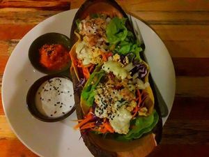 tacos at Pure Vegan Heaven @Freeative in Chiang Mai