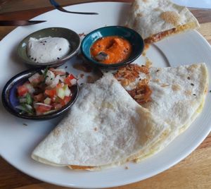 quesadilla at Pure Vegan Heaven @Freeative in Chiang Mai