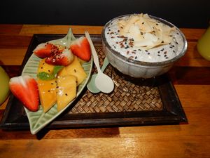 Mango Chia Pudding at Pure Vegan Heaven @Freeative in Chiang Mai