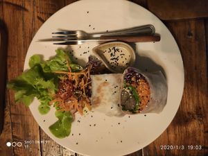 Burrito at Pure Vegan Heaven @Freeative in Chiang Mai