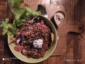 Smokey BBQ Bowl at Pure Vegan Heaven @Freeative in Chiang Mai