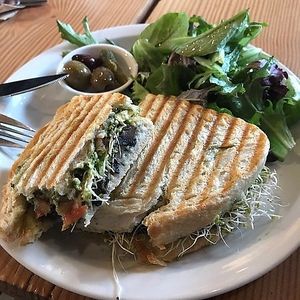 Vegan Portobello Sandwich at Cafe Smitten in Bakersfield