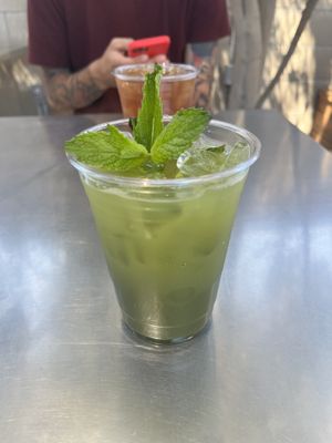 Matcha lemonade  at Cafe Smitten in Bakersfield