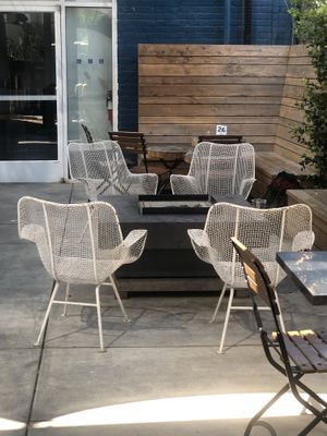 Fire pit  at Cafe Smitten in Bakersfield