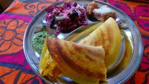 masala dosa at Yerakot MeUdim in Udim