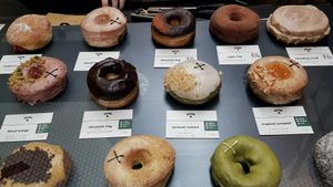 Vegan ringed things at Crosstown Doughnuts - Victoria in London