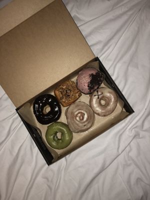 Box at Crosstown Doughnuts - Victoria in London