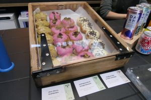 dough bites at Crosstown Doughnuts - Victoria in London