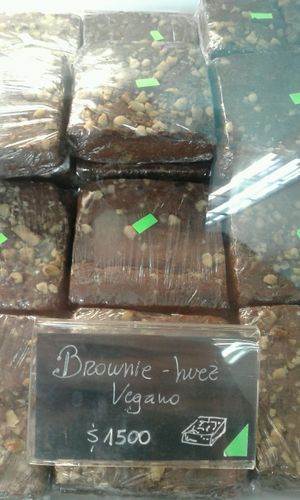 brownie at Pastelería y Panadería Sinfonía in Santiago