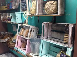 Vegan bread  at Pastelería y Panadería Sinfonía in Santiago