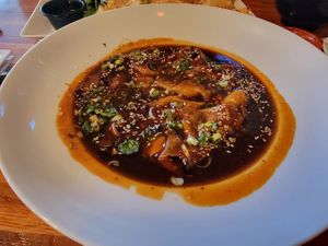 Mapo wonton- vegan optional at Rice Bistro in Port Orange