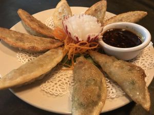 Rice Bistro Vegan Pot Stickers (Fried Dumplings) at Rice Bistro in Port Orange