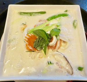 Veggies coconut lemon grasses soup  at Rice Bistro in Port Orange