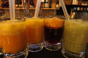 Any BoBa Tea with coconut milk  at Rice Bistro in Port Orange