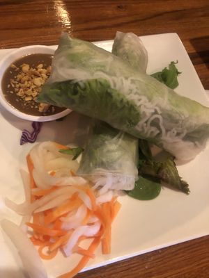 Summer spring rolls at Rice Bistro in Port Orange