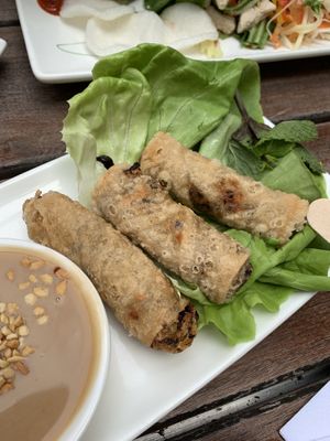 These spring rolls where delicious!!! at Pho - Wimbledon in South West London