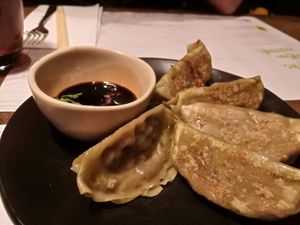 yasai steamed gyoza at Wagamama - St Andrew Square in Edinburgh