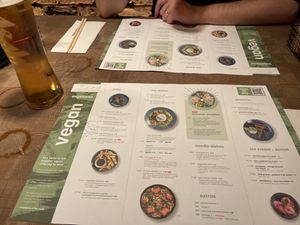 Menu at Wagamama - St Andrew Square in Edinburgh