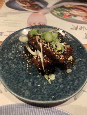 vegan ribs  at Wagamama - St Andrew Square in Edinburgh