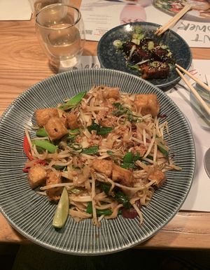 vegan pad thai   at Wagamama - St Andrew Square in Edinburgh