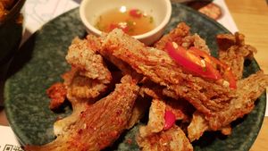 Crispy chilli mushrooms at Wagamama - St Andrew Square in Edinburgh