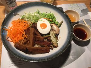 Vegan avant gard‘n at Wagamama - St Andrew Square in Edinburgh