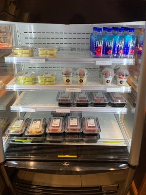 so many take home vegan options! lasagna, hummus, chia pudding at Kind Bean in Chandler