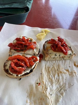 Cheeze + Peppers Toast  at Kind Bean in Chandler
