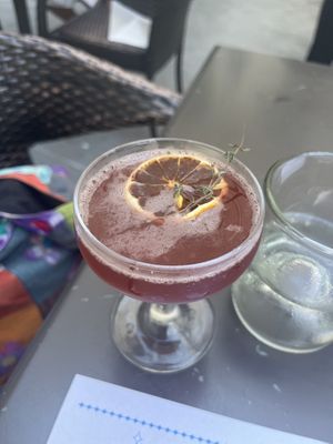 shoecar named desire cocktail   at Shaya Restaurant in New Orleans