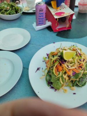Raw pad thai at Artichoke & Vine in Boca Raton