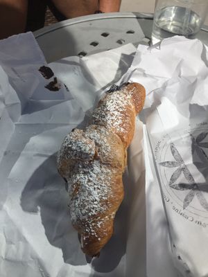 Chocolate filled croissant  at Artichoke & Vine in Boca Raton
