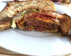 Impossible burger  at Artichoke & Vine in Boca Raton