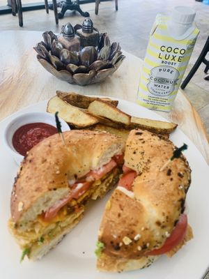 My fav breakfast sandwich at Artichoke & Vine in Boca Raton