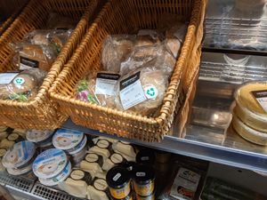 takeaway sandwiches from the deli at Henderson's Shop and Salad Table in Edinburgh