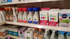 Environmentally friendly things at Here Organic Warehouse in South West London