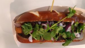 Hotdog at Veggy Street in Las Vegas