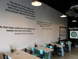 Inside at Veggy Street in Las Vegas