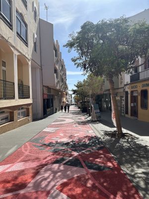 Straße, in der sich das Reformhaus befindet  at Tente En Pie in Fuerteventura