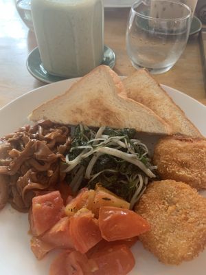 Yum!!  at Footprint Cafes in Siem Reap