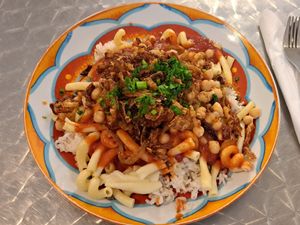 Simpel, günstig und lecker 😋 at Kuschari König in Cologne