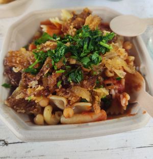 Small portion at Kuschari König in Cologne