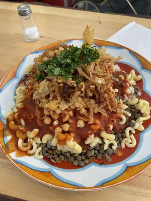 Large portion   at Kuschari König in Cologne