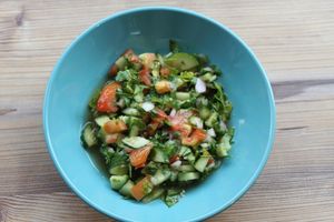 Salat at Kuschari König in Cologne